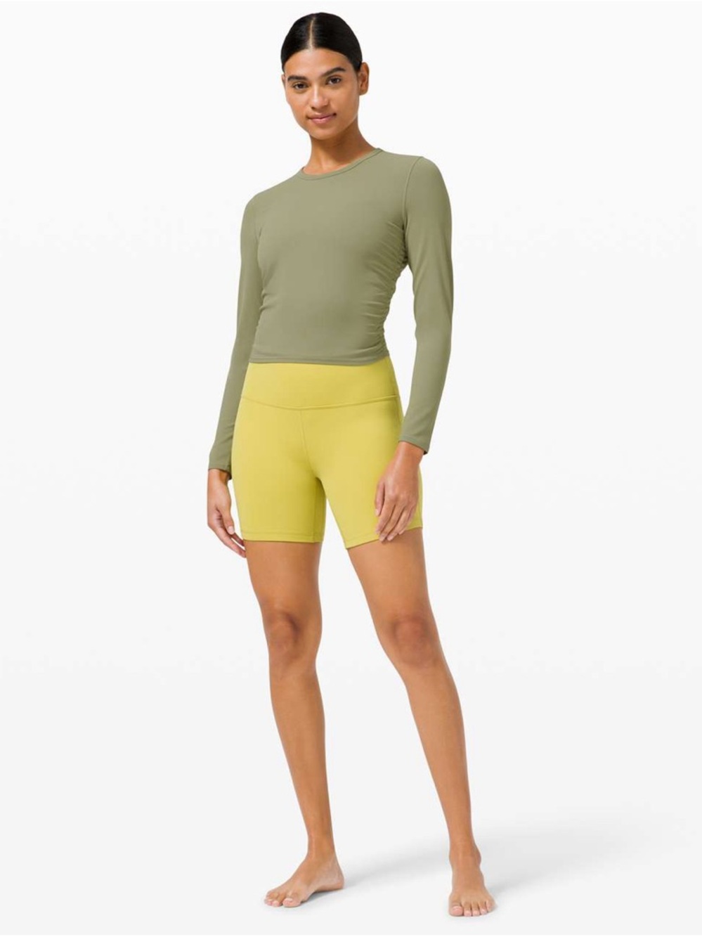 26. Lululemon All It Takes Long Sleeve *Nulu - Rosemary Green